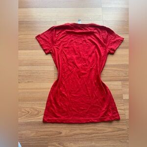 Red Chicago Bull shirt